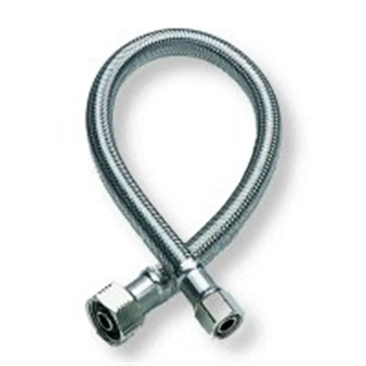 212 MAIN Braided Stainless Steel Flexible Faucet Supply Hose, 20 Inch - 3/8" Comp x 1/2" FIP, Exceptionally Flexible with Easy to Grip Nuts, Plumbing Code Compliant for Home or RV Camping