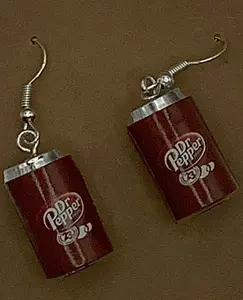 Dr. Pepper Earrings
