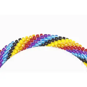 Paint Swirl Bracelet | Glass Bead Bracelet