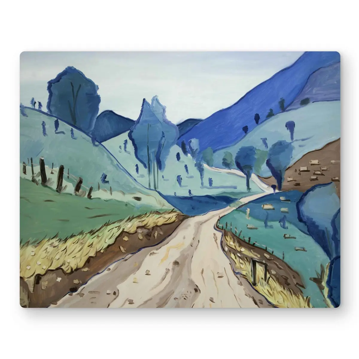 212 MAIN 16x20 in. Artistic Aluminium Italian Tuscany Trail Wall Art - Nature Outdoors Landscapes Mountains Metal Print
