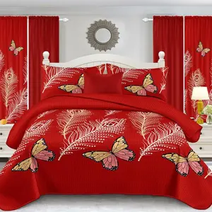 King Size 10-Piece Quilt Set, Comfortable Cotton Quilts