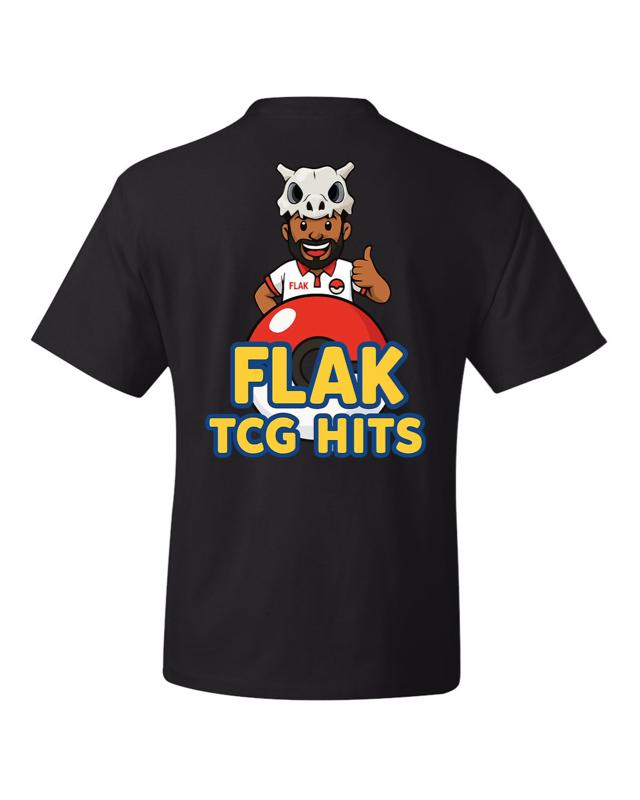 FLAK TCG HITS TSHIRT Top Shortsleeve Streetwear with Unique Character Design for Trendy Outfits