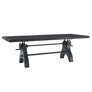 Modway Genuine 96" Crank Adjustable Height Dining and Conference Table, EEI-6149