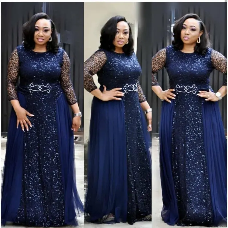 Plus Size Lace Maxi Dress – Soft Stretchy Fit, Sizes XL–5XL