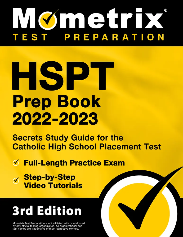 USED-HSPT Prep Book 2022-2023 - Secrets Study Guide for the Catholic High School Placement Test, Full-Length Practice Exam, Step-By-Step Video Tutorials: [ by Matthew Bowling (Paperback)