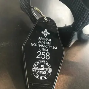 Arkham Asylum Motel Keychain
