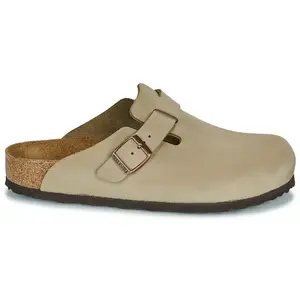 Birkenstock Unisex Boston Soft Footbed Suede Taupe