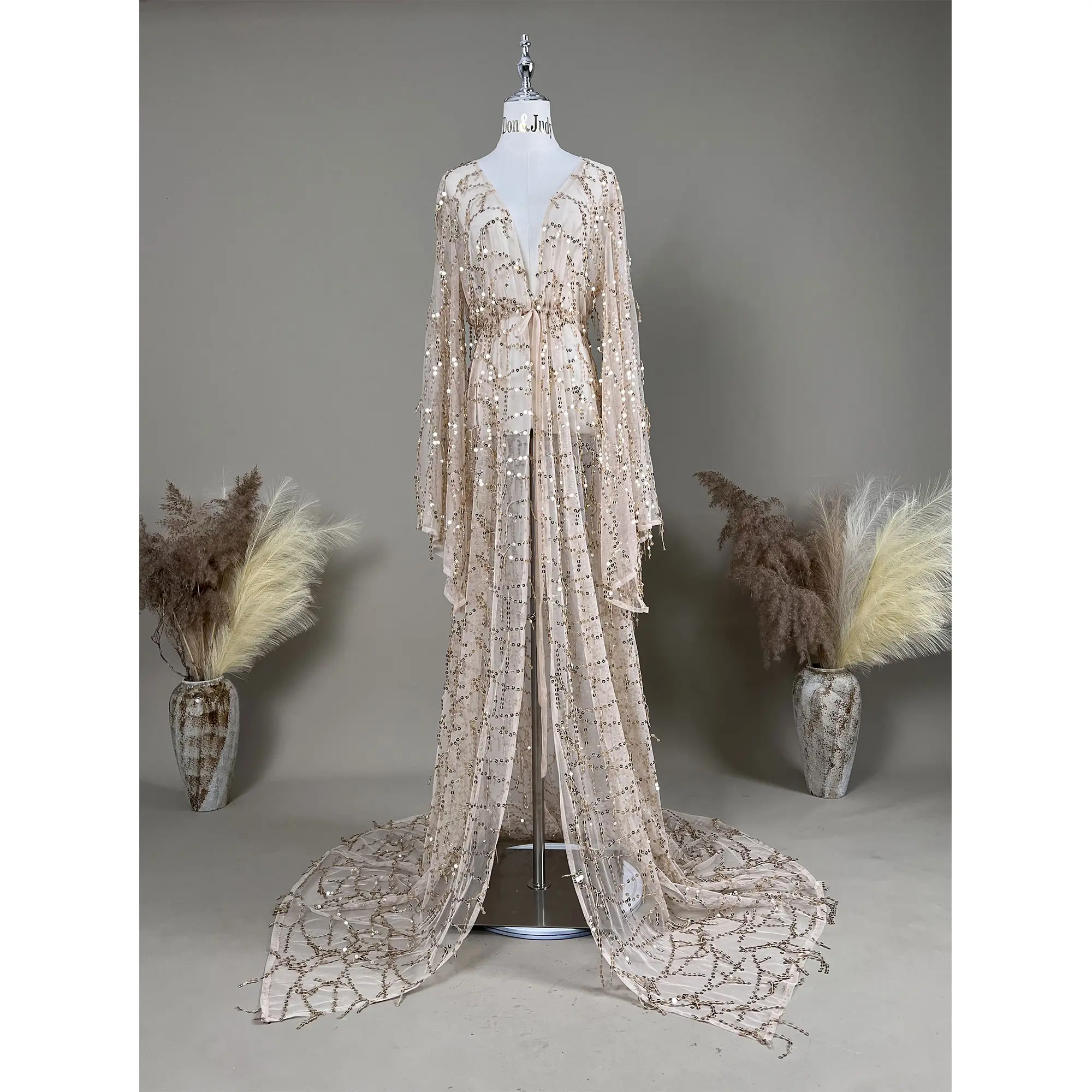 Women's Maternity Outfits Elegant Pregnancy Dress for Baby Shower, Wedding & Photography Props