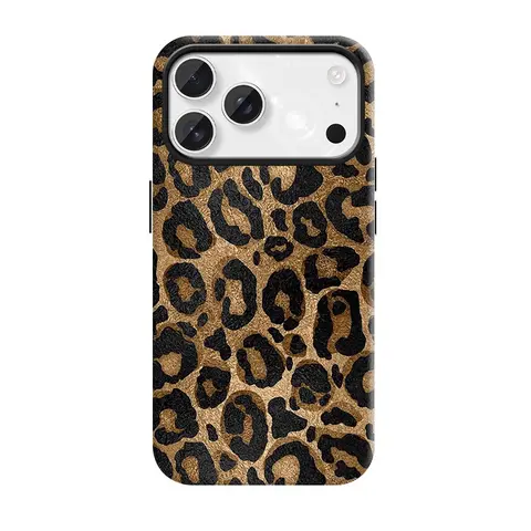 Brown Leopard Print Shockproof Smartphone Case, Phone Accessories for iPhone18Pro Max,  17 ProMax/18/17 Air/16 Pro/16 Plus/15/15 ProMax/14/13/12, Ideal Gift for Girls