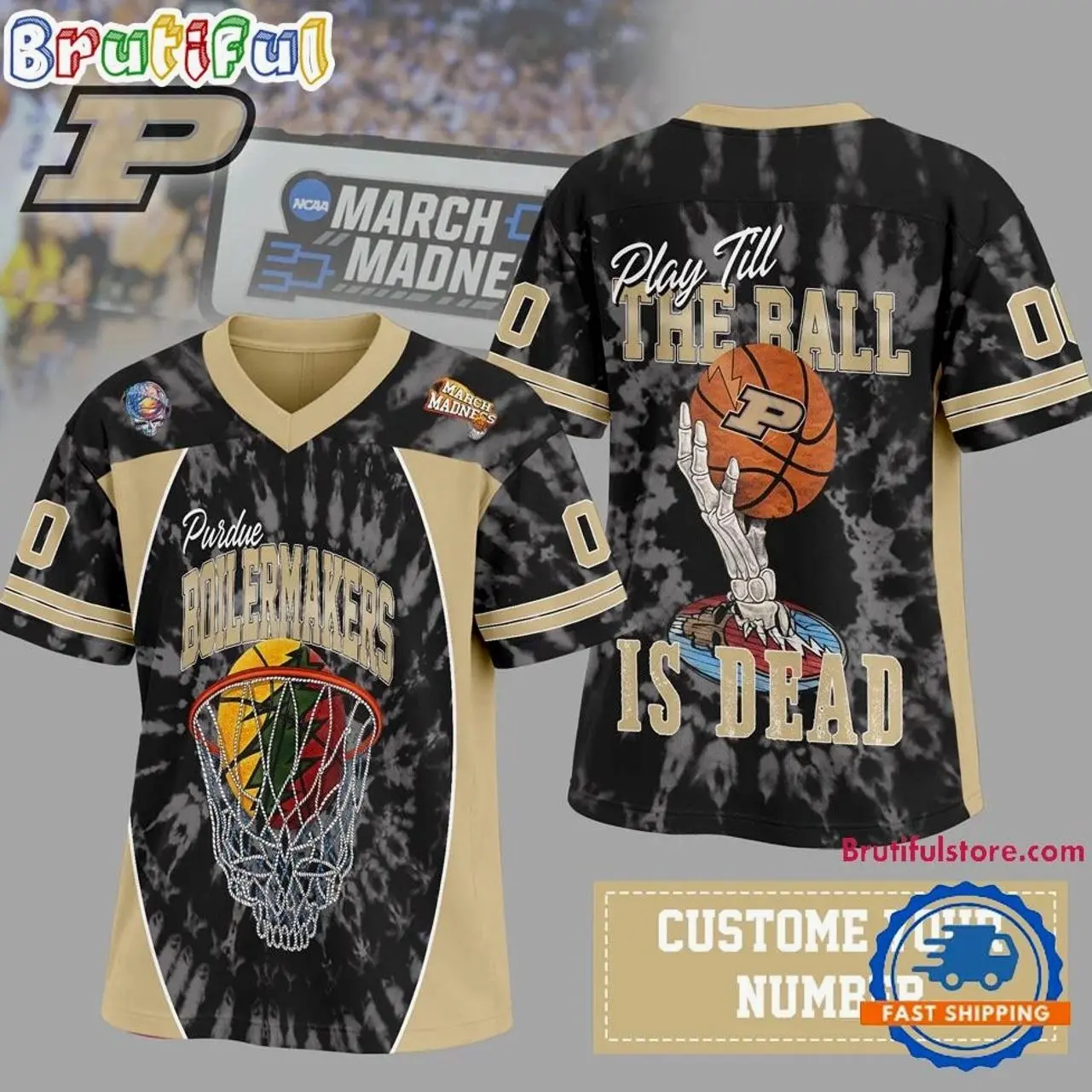 Purdue Boilermakers 2026 NCAA March Madness Basketball Jersey Shirt TSJ