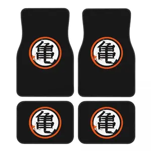 DBZ Kanji Car Floormat Heavy Duty Front Rear Rubber Floor Mats Carpet Floor Protection Fits Most Vehicles