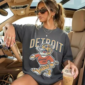 Vintage Detroit Baseball Shirt, Detroit Tank Top, Vintage Tigers Baseball, Baseball Opening Day, Game Day Apparel, Retro Detroit
