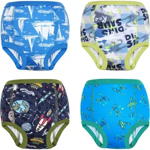 Training Underwear Absorbent Cotton Potty Training Pants for Boys and Girls 2–9 Years