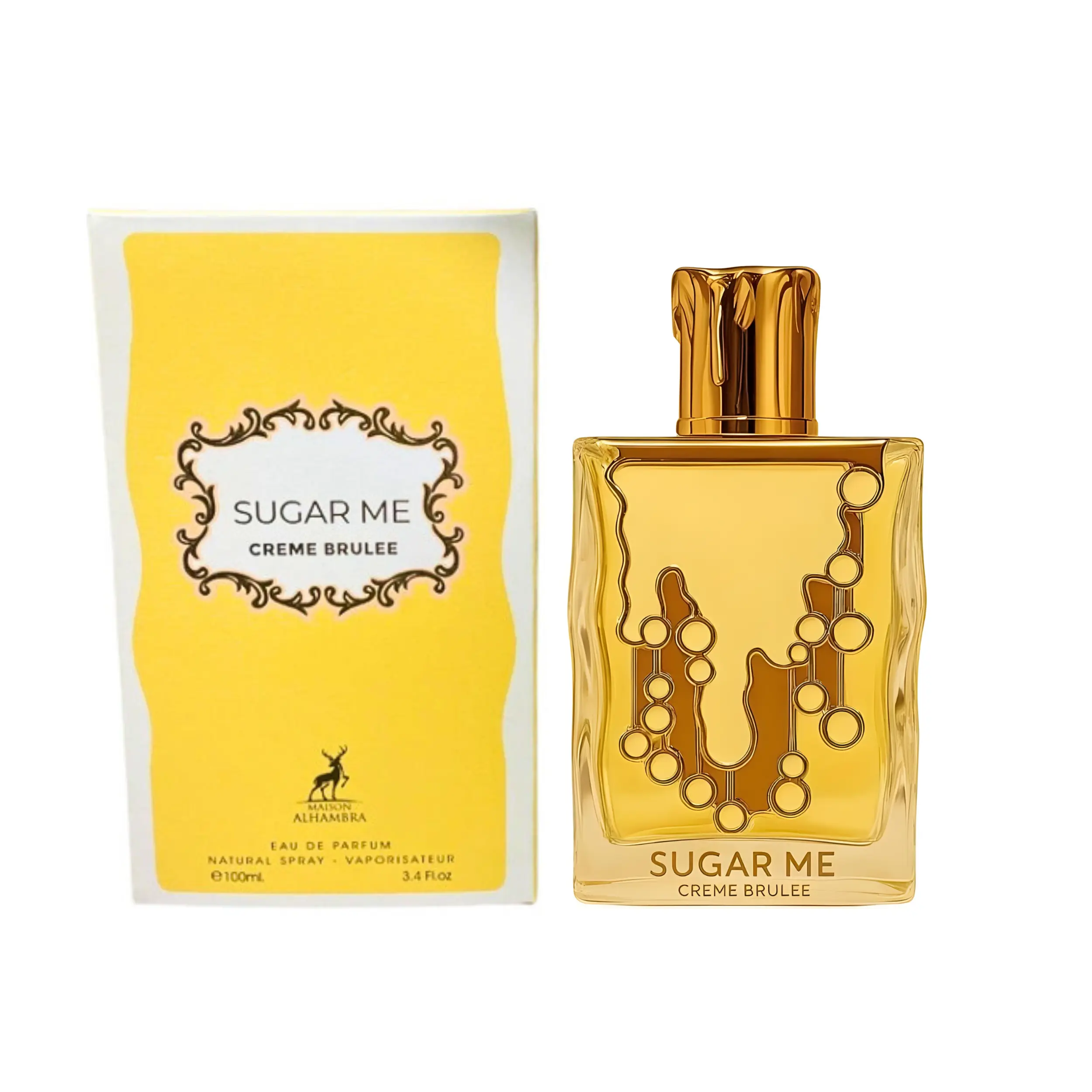 Maison Alhambra Sugar Me Creme Brulee EDP Spray 3.4fl.oz Arabian Fragrance Caramel Fragrance Maison Alhambra Sugar Me Creme Brulee EDP Spray 3.4fl.oz Arabian Fragrance Caramel Fragrance