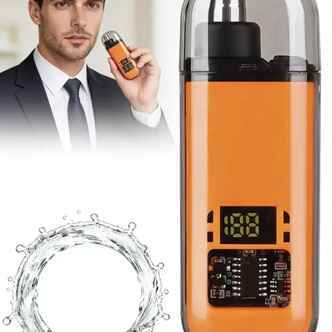 Portable Electric Nose Hair Trimmer, USB-Powered Cordless Trimmer with LED Display, Lightweight On-the-Go Grooming Tool for Men, Valentine's Day Gift Option