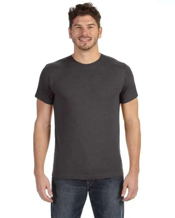 Misfits Classic Logo T-Shirt for Men, Vintage Heathered Jersey in a Soft Cotton-Polyester Blend, Casual Shortsleeve Crew Neck Top, Tops, Plain, Menswear, Double Needle, Heathered Blend