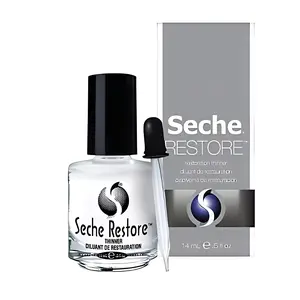 Seche Restore Top Coat - Nail Polish Thinner, Revive Thickened Lacquer, Nail Lacquer Thinner, Extends Manicure Life, 0.5 Fl Oz