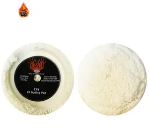 HIT.775.EA 7-1/2X 1-1/2 100% WOOL VELC #1 BUFF PAD