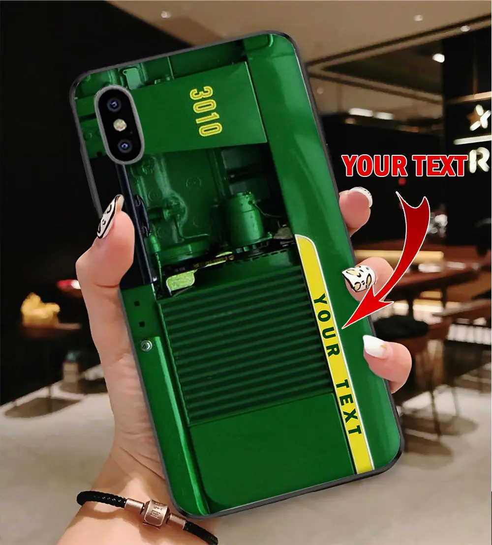 John Deere 3010 Tractor Custom Print Cellphone Case - Strapless, Multi-Size, Wireless-Ready, Shock-Resistant Mobile Accessory for iPhone 15 Plus & Compatible Devices