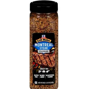 McCormick Grill Mates Montreal Steak Seasoning 29 oz - Seasoning for Grilling - Great on Barbecue - Flavorful for Spices and Flavors