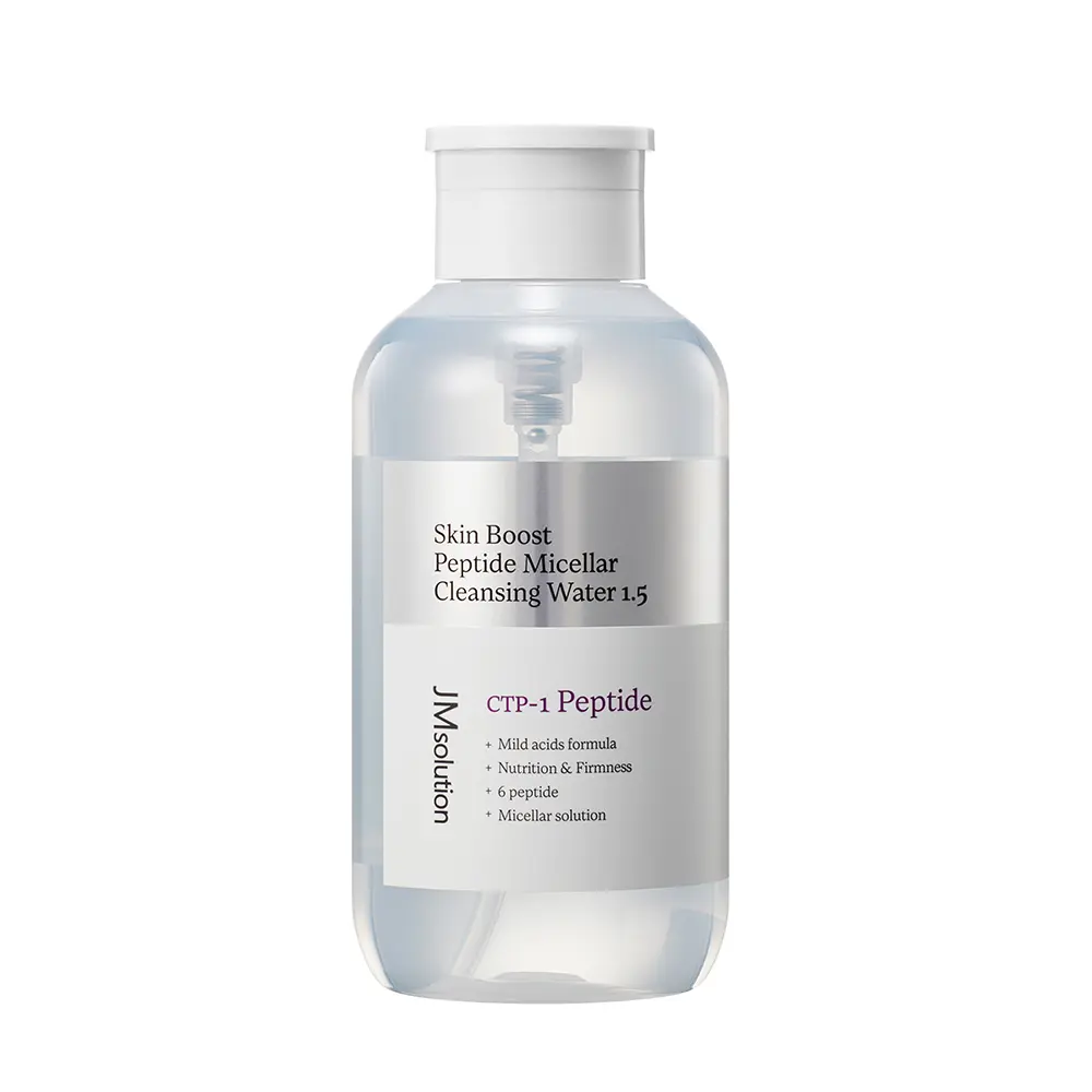 JMSOLUTION Skin Boost Peptide Micellar Cleansing Water 1.5 - Facial Cleanser - Skincare