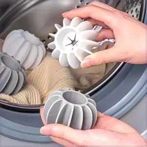 Extra-large anti-tangling laundry balls for top-loading washing machines to prevent clothes from getting tangled.