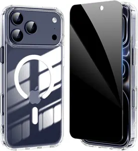 iPhone 17 Pro Max Casing, Smartphone Cellphone Handheld Accessories Bundle with Privacy Screen Protector