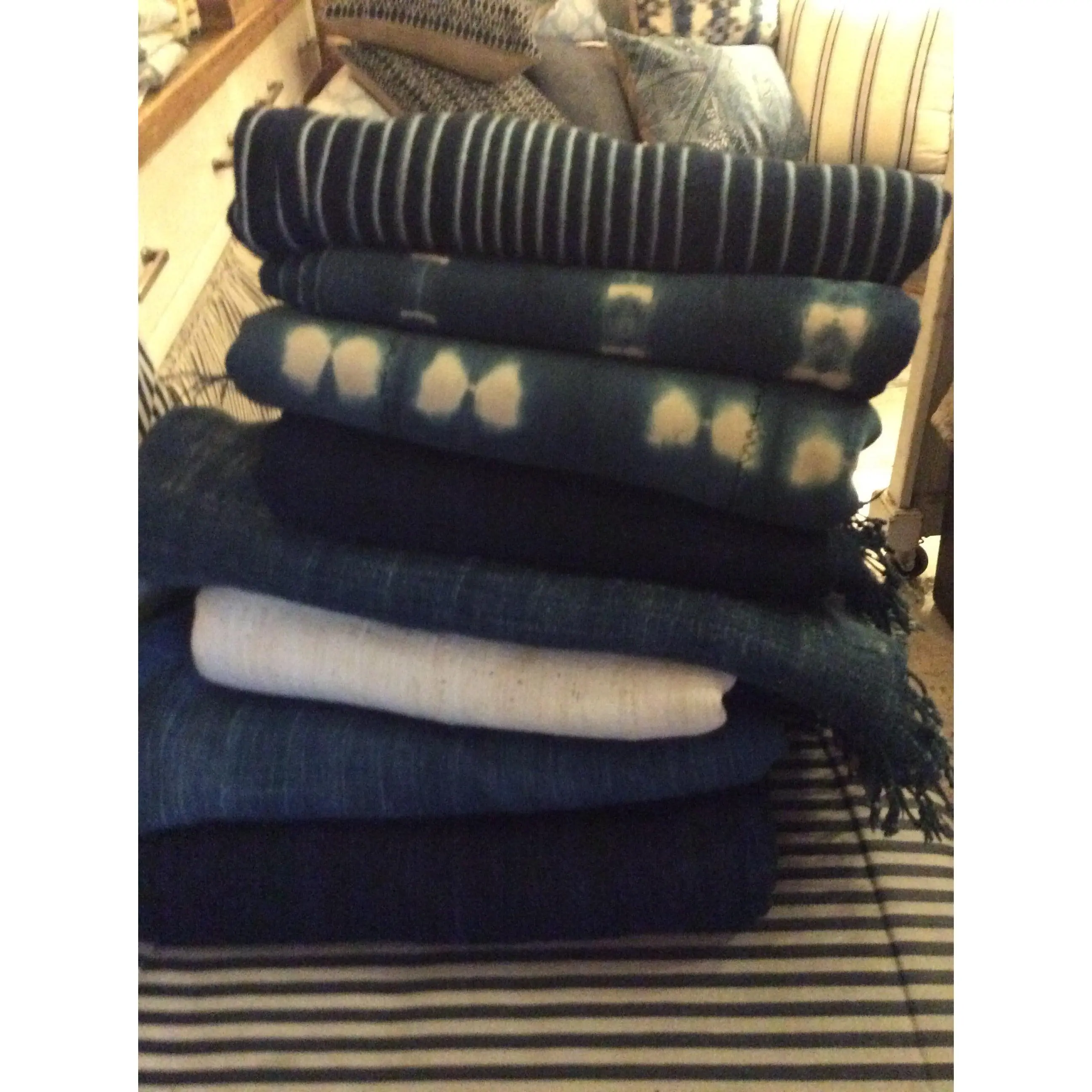 Indigo fabrics
