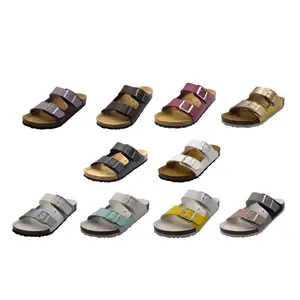 MIRAF Women's 122 Vegan Sandals - 3mm Components, Orthopedic Footbed, Arch Support, Deep Heel Cup, Roomy Toe Box, Soft Leather Footbed, Cork Sole, Taiwan Made