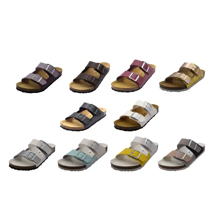 MIRAF Women's 122 Vegan Sandals - 3mm Components, Orthopedic Footbed, Arch Support, Deep Heel Cup, Roomy Toe Box, Soft Leather Footbed, Cork Sole, Taiwan Made