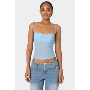 Elina Sheer Mesh Bra Top Elina Sheer Mesh Bra Top