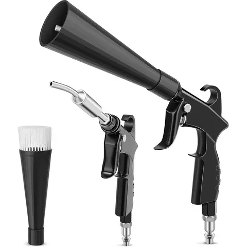 High-Pressure Air Blow Gun with Built-In Batteries for Camera Care, Polyester & ABS Construction, Car Detailing & Interior Drying Tool for Quick Dirt Removal, C4915, Batteries Built-In
