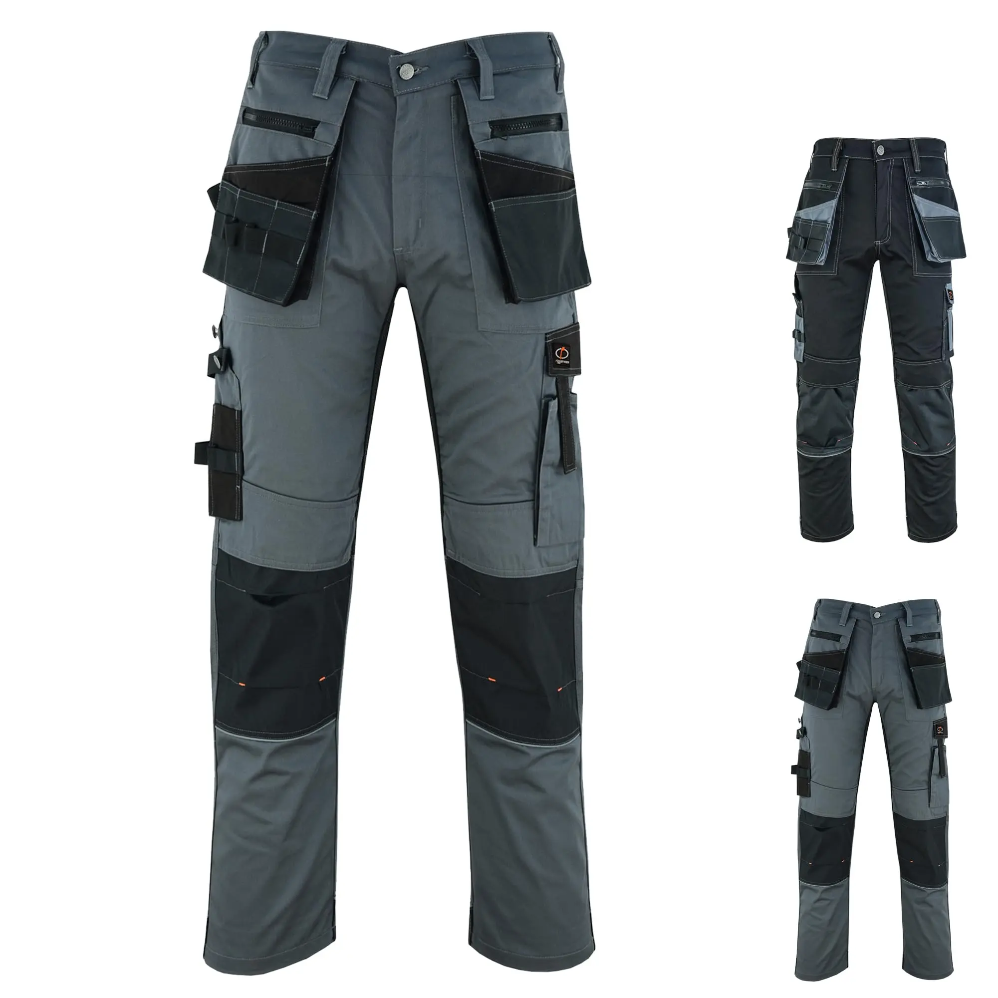 Riggermen Mens Workwear Cargo Pants - Lightweight, Relaxed Fit Tactical Trousers with Holster Pockets, Polyester-Cotton Utility Safety Pants for Construction (Menswear Bottoms)
