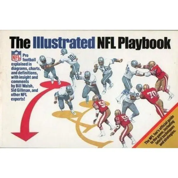 USED Book - The Illustrated NFL Playbook by Bill Walsh (Paperback) - english