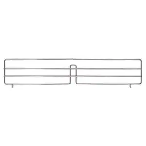 212 MAIN Chrome Wire Shelf Slanted Divider Accessory - 24 in. Quantum Storage DIV24SL, Space-Saving Indoor Furniture Room Organizer Rack