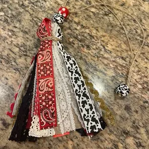 Bible Book Tassels - Elegant Decorative Tassels for Home Decor, Features Colorful Beads and Decorative Elements