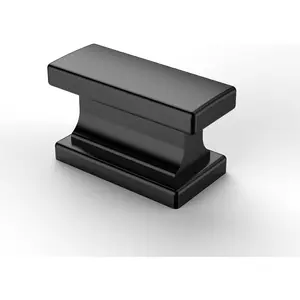 10 Pack Matte Black Zinc Kitchen Cabinet Knobs Drawer Cabinet Hardware Knobs for Dresser Drawers