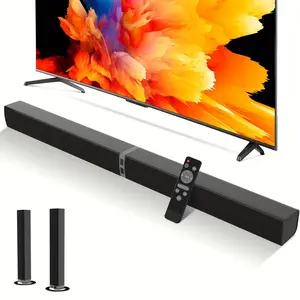 2-in-1 TV audio strip, dedicated audio strip for smart TVS, 50-watt wireless dual-channel home audio system, supporting ARC/ fiber /AUX connection