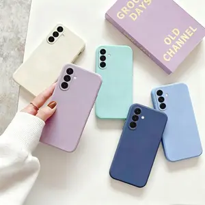 US-CASE - For Samsung Galaxy S26 Case Liquid Silicone Plain Rubber Funda Samsung Galaxy S26 Case Phone Protector Cover S26 Ultra Edge Case