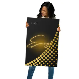 I Am Enough — Metal Print Wall Art