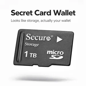 SD Card Style Ultra-Slim Card Holder Wallet for 2 Cards