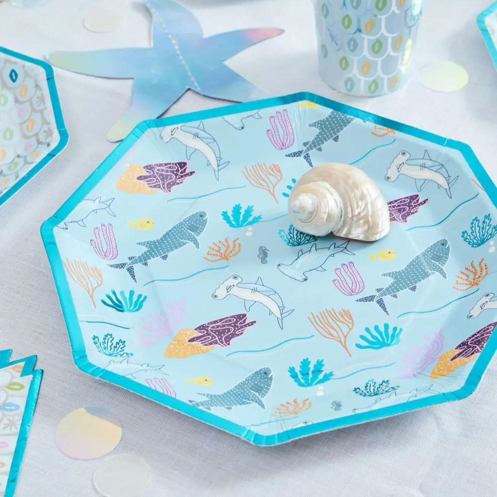 Shark Dinner Plates (8)