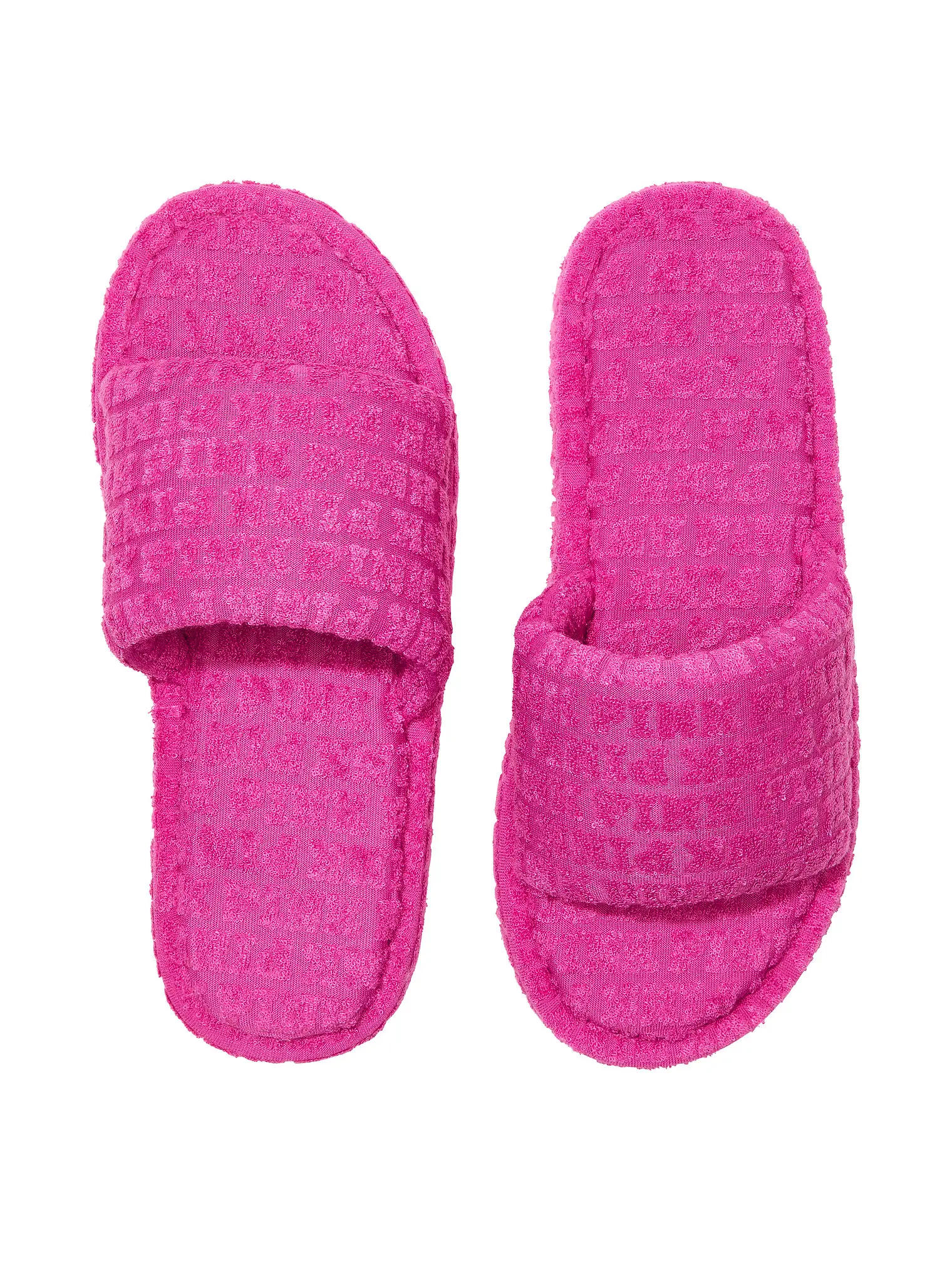 PINK Comfy Terry Slide Sandals PINK Comfy Terry Slide Sandals