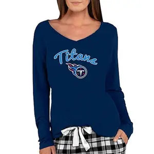 Football Fan Shop Officially Licensed NFL Ladies Marathon Long-Sleeve Top - Titans