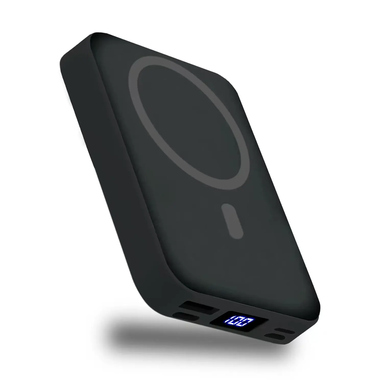10000mAh MagSafe Magnetic Mobile Wireless Charger - 22.5W PD Fast Charging USB-C Battery Power Bank with LED Display, Stand for iPhone 17/16/15/14/13/12 & Android Smartphones (5000-10000mAh)