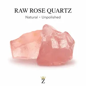 Raw Rose Quartz Gemstone - Natural Pink Crystal Love & Healing Stone Unpolished Energy Piece 2-4 Inches Light Pink to Deeper Rose Tones Intention-Powered