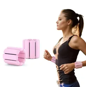 Adjustable Ankle Weights, 1 Pair Ankle Weights for Women & Men, Suitable for Home Gym, Yoga, Pilates, Dance, Aerobics and Walking Exercises, Adjustable Weights Plates