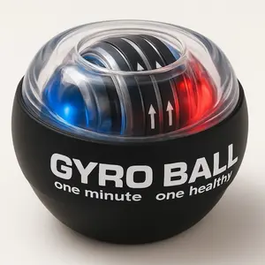 Gyro Ball Wrist Strengthener for Grip Training and Stress Relief One Minute One Healthy Fitness Tool