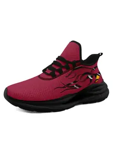 Men’s Magenta Arizona Tribal Spirit Design | Breathable Comfortable Trainers | PLUS SIZE | Game Day Sneakers