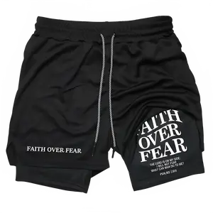 2-in-1 Men's Running Workout Shorts - Premium Comfort